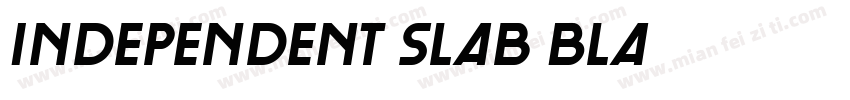 Independent Slab Bla字体转换